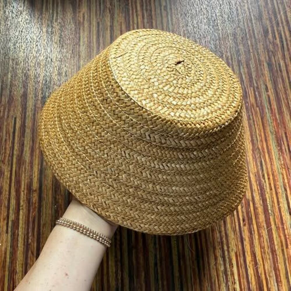 Vintage Fomerz Made in Italy Straw Bucket Hat